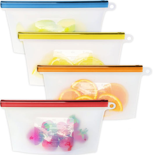 Reusable Silicone Food Storage Bags